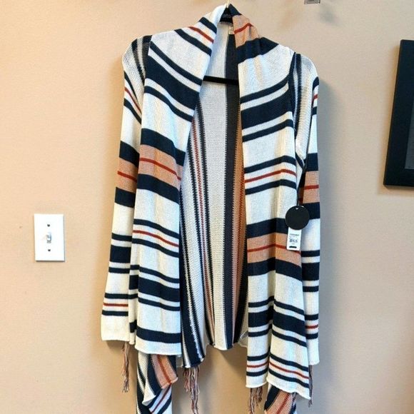 Amuse Society Joplin Fringe Cardigan Small - Picture 3 of 3